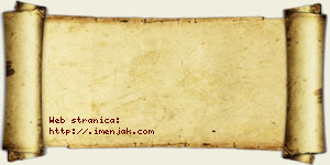 Javorka Mečanin vizit kartica